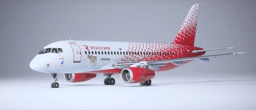 Sukhoi Superjet 100 SU95 Headwind Rossiya Airlines RA-89171 "Kaluga" (Hermitage)