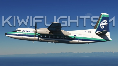 Air New Zealand (1978) ZK-BXG | Microsoft/iniBuilds Fokker F27 Friendship [4K]