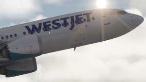 WestJet 'Toronto Blue Jays' | w/Cabin | iFly 737 MAX 8 thumbnail 3