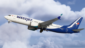 WestJet 'Toronto Blue Jays' | w/Cabin | iFly 737 MAX 8 thumbnail 4