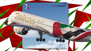 Emirates A6-EXR (2026) for A350-900 | 8k thumbnail 1