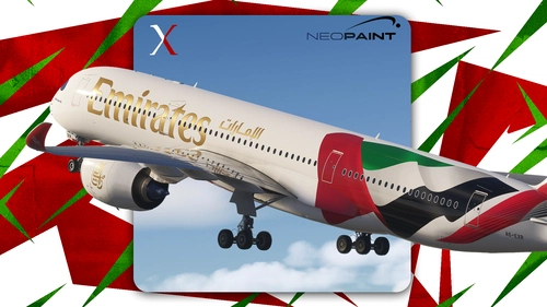 Emirates A6-EXR (2026) for A350-900 | 8k