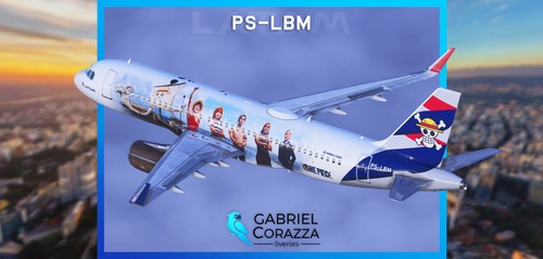 LATAM Airlines x One Piece Special Livery (Fictional) – Fenix A320 | MSFS 2020 & 2024