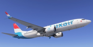Luxair B38M Fleet Pack w/Cabin + Cabin Announcements | iFly 737 Max | thumbnail 1