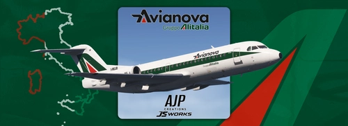 Avianova - I-REJO - JustFlight Fokker 70