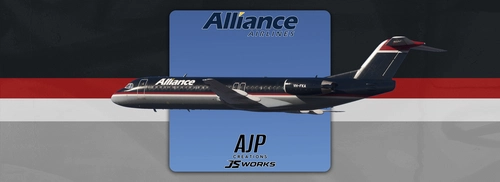 Alliance Airlines - ex-US Airways Hybrid - VH-FKA - JustFlight Fokker 100