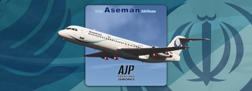 Iran Aseman - Fleetpack - JustFlight Fokker 100