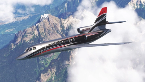 N539CA Contrail Falcon 50 (Dynamic Registration)