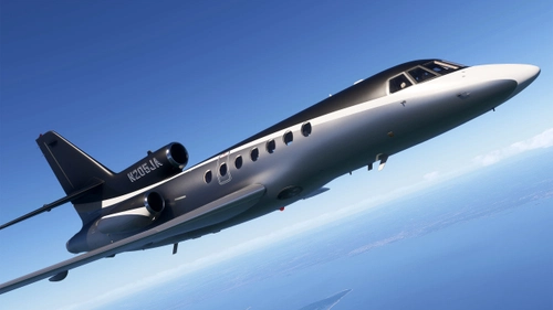 Contrail Falcon 50 - N205JA (Dynamic Registration)