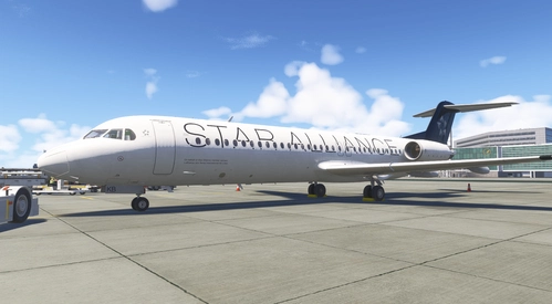 Lufthansa Star alliance  D-AFKB Just Flight F100