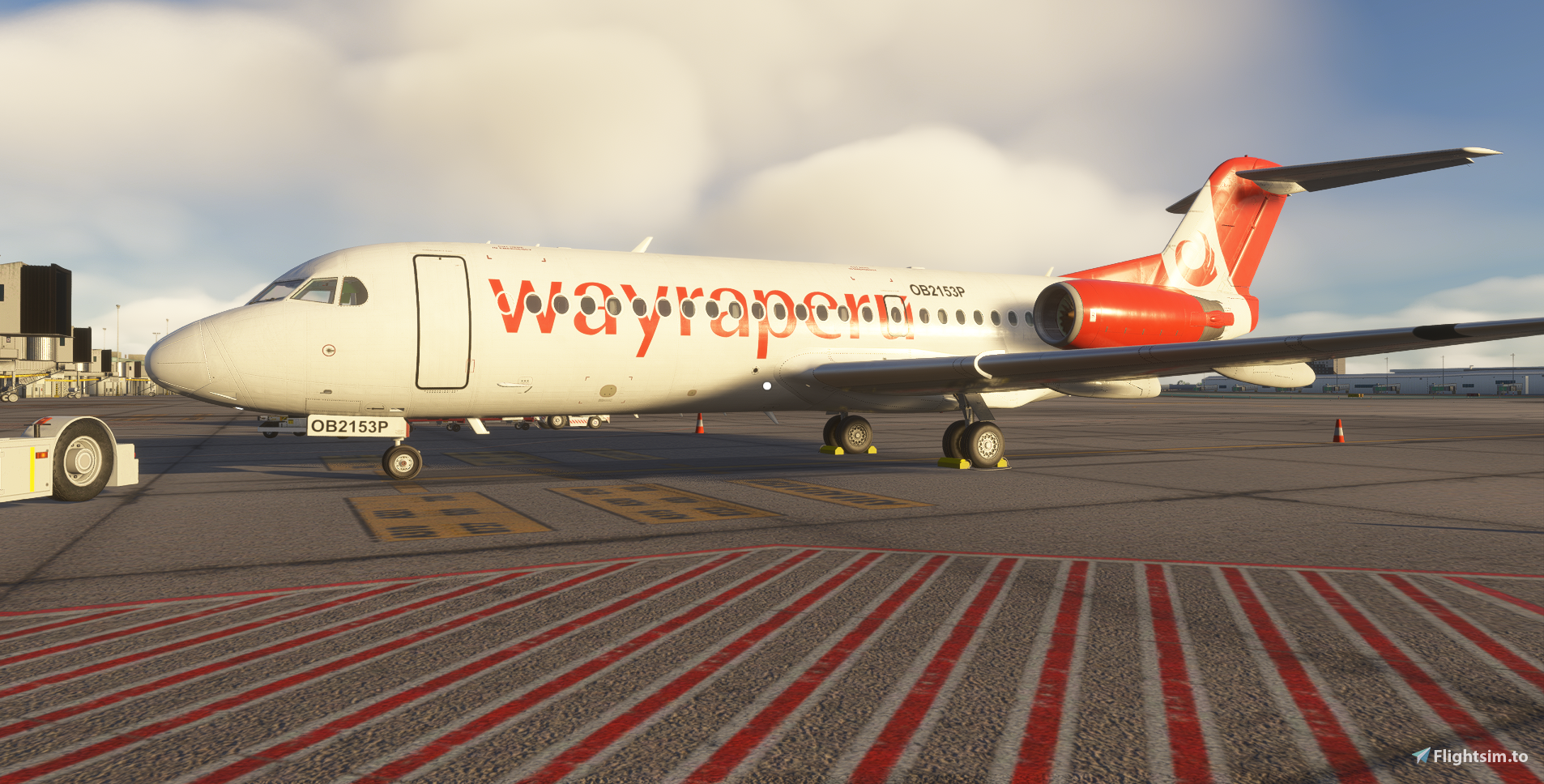 WayraPerú OB-2153P Just Flight F70 - Aircraft Liveries for MSFS