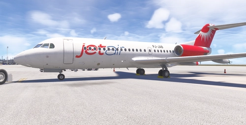 JetAir Caribbean  PJ‑JAB - Just Flight F70