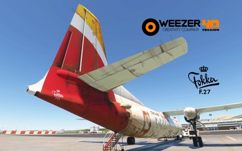 IBERIA Regional Air Nostrum 2013 - (4K Fictional Dirty Version) for the Fokker F27-Mk500