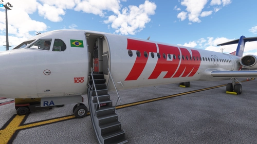 Just Flight Fokker 100 | TAM | PT-MRA | 8K