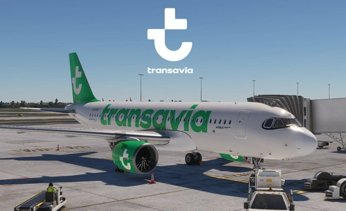 [FBW A32NX] : Transavia A320neo F-HXIA -> F-HXIF New Livery Pack