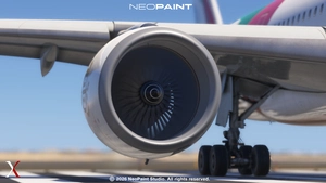 Improved Engine and Spinner Blur | IniBuilds A350-900 & 1000 thumbnail 4