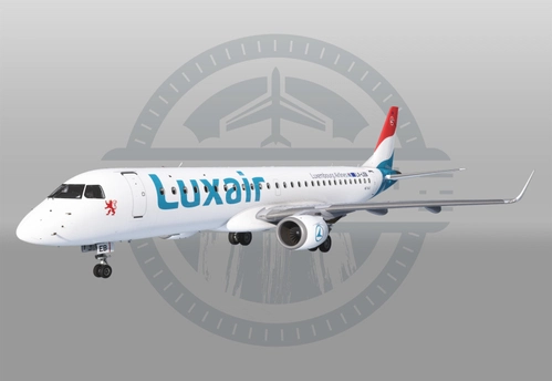 FSS E195 Luxair LX-LEB