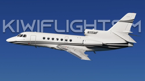 N115MF - Dynamic Registration (New Zealand) | Contrail Falcon 50 (FA50) [4K]