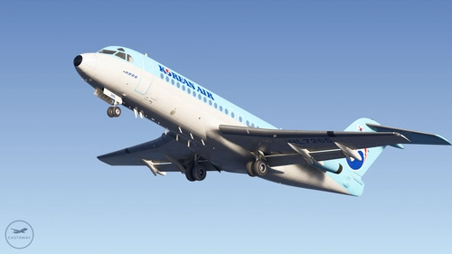 Korean Air Fleet Pack (w/ Custom Cabin) [Fokker F28-4000]