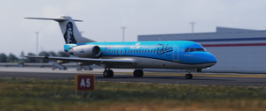 JustFlight KLM Pack Fokker 70 thumbnail 1