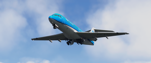 JustFlight KLM Pack Fokker 70 thumbnail 6