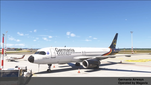 Germania Airways (Operated by Magavia) – Airbus A320-200