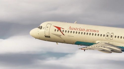 Austrian Arrows [OE-LVD] Justflight Fokker 100