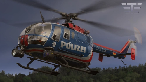 Miltech Bo105 Polizei Thüringen D-HTHA