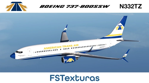 ATA American Trans Air | PMDG 737-800SSW | N332TZ