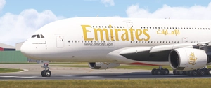 FlyByWire A380X | Emirates | A6-EVK | MSFS 2024 Native thumbnail 2