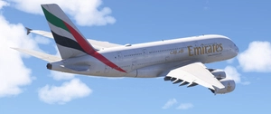 FlyByWire A380X | Emirates | A6-EVK | MSFS 2024 Native thumbnail 5