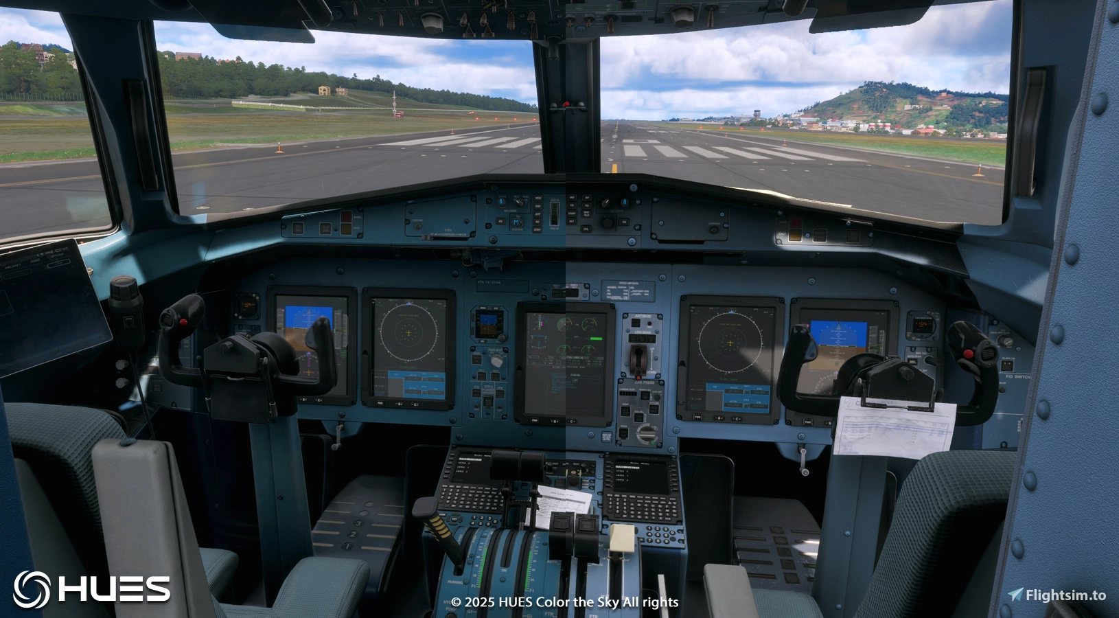 HUES ATR Enhanced Cockpit Textures