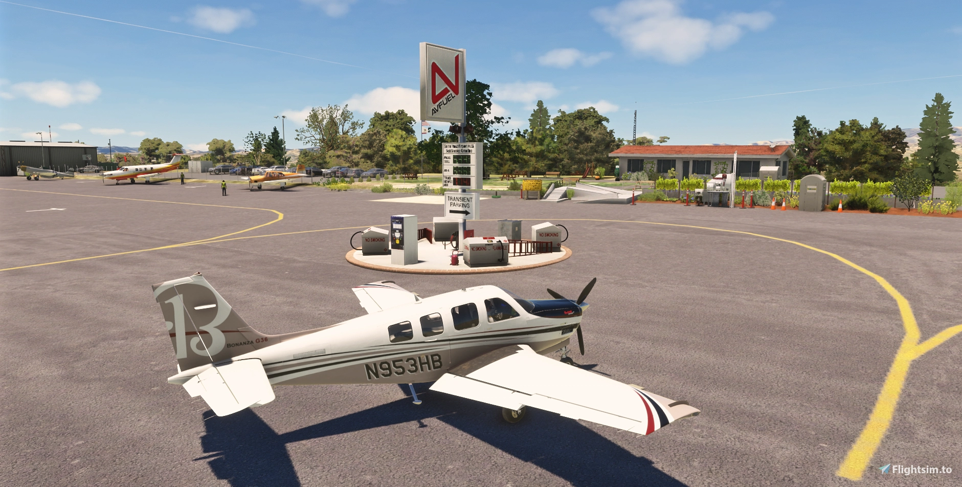 KIZA Santa Ynez Airport Vorfeldansicht