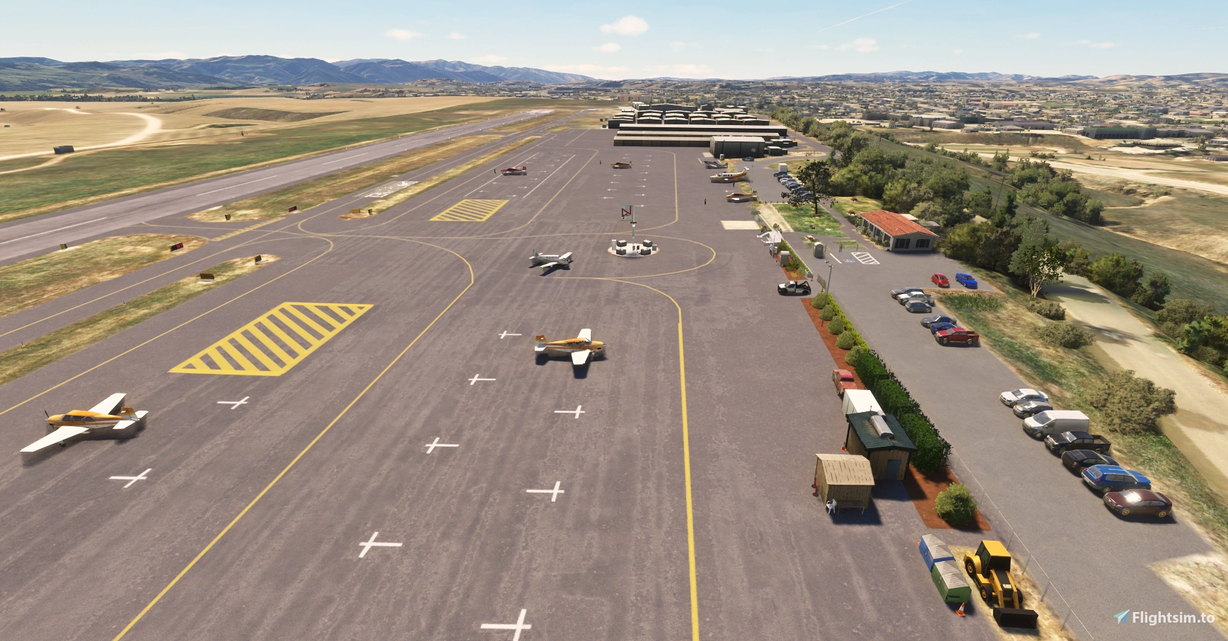 KIZA Santa Ynez Airport Anflug