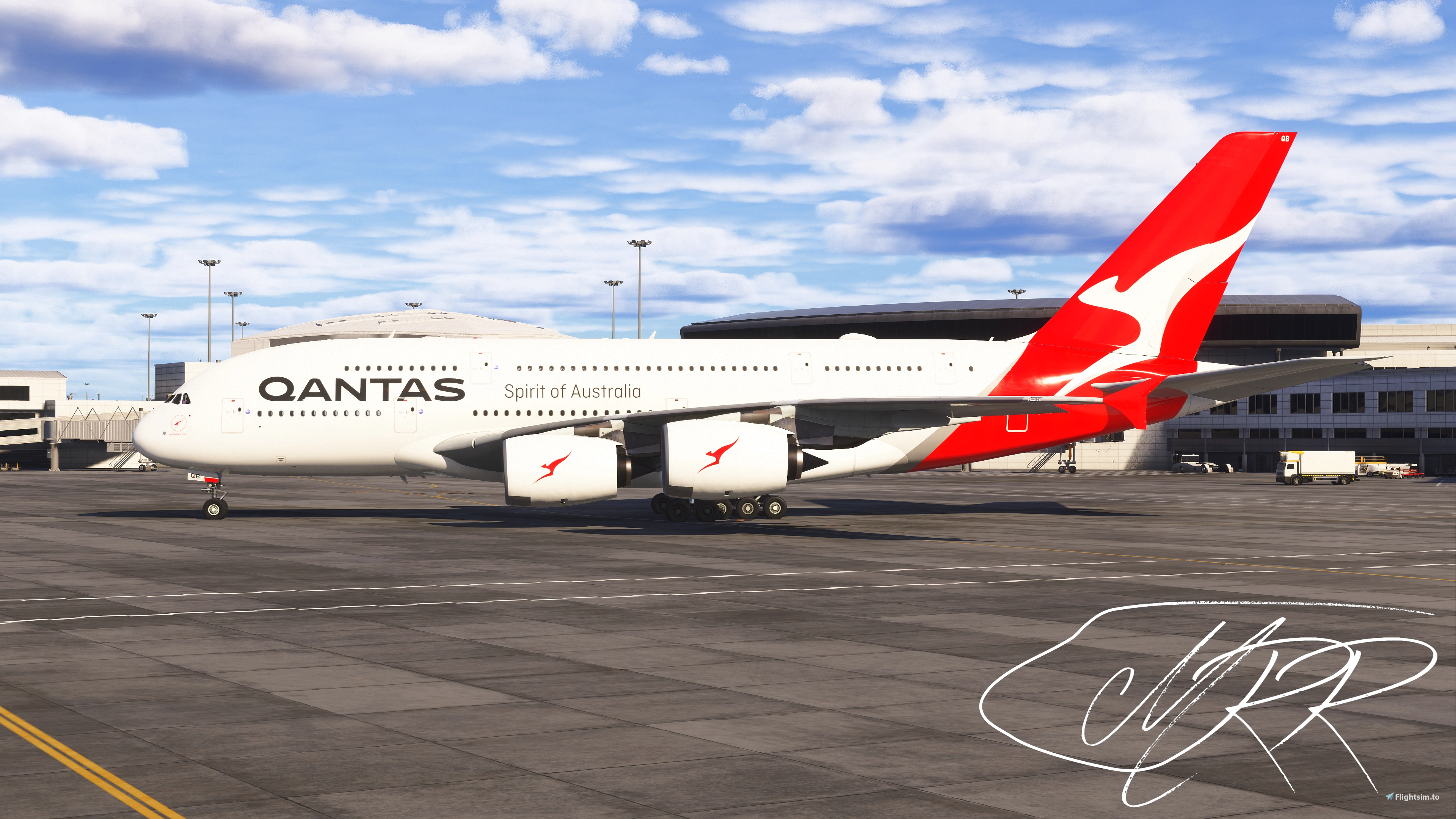 A380X QANTAS - New FS2024 Dev Build Only -8k - Image 1