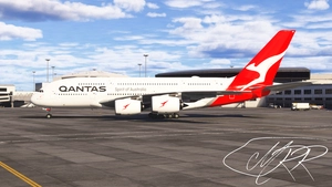 A380X QANTAS - New FS2024 Dev Build Only -8k thumbnail 1