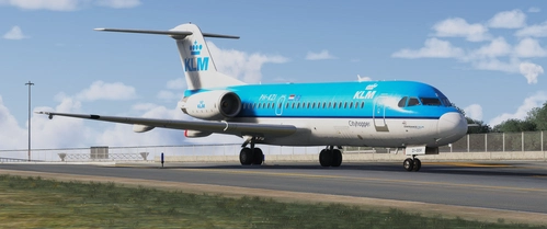 Just Flight KLM mini pack Fokker 70 old colors