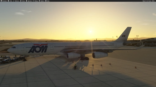 AOM F-GLZE (A342 Aircraft) livery Inibuilds A340-300 MSFS2024 (with cabin)