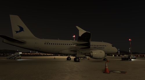 Fenix A319 AirGreece (SX-ATA) livery (FICTIONAL)