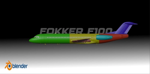Paintkit Just Flight Fokker F100 (L2 Aft variant)