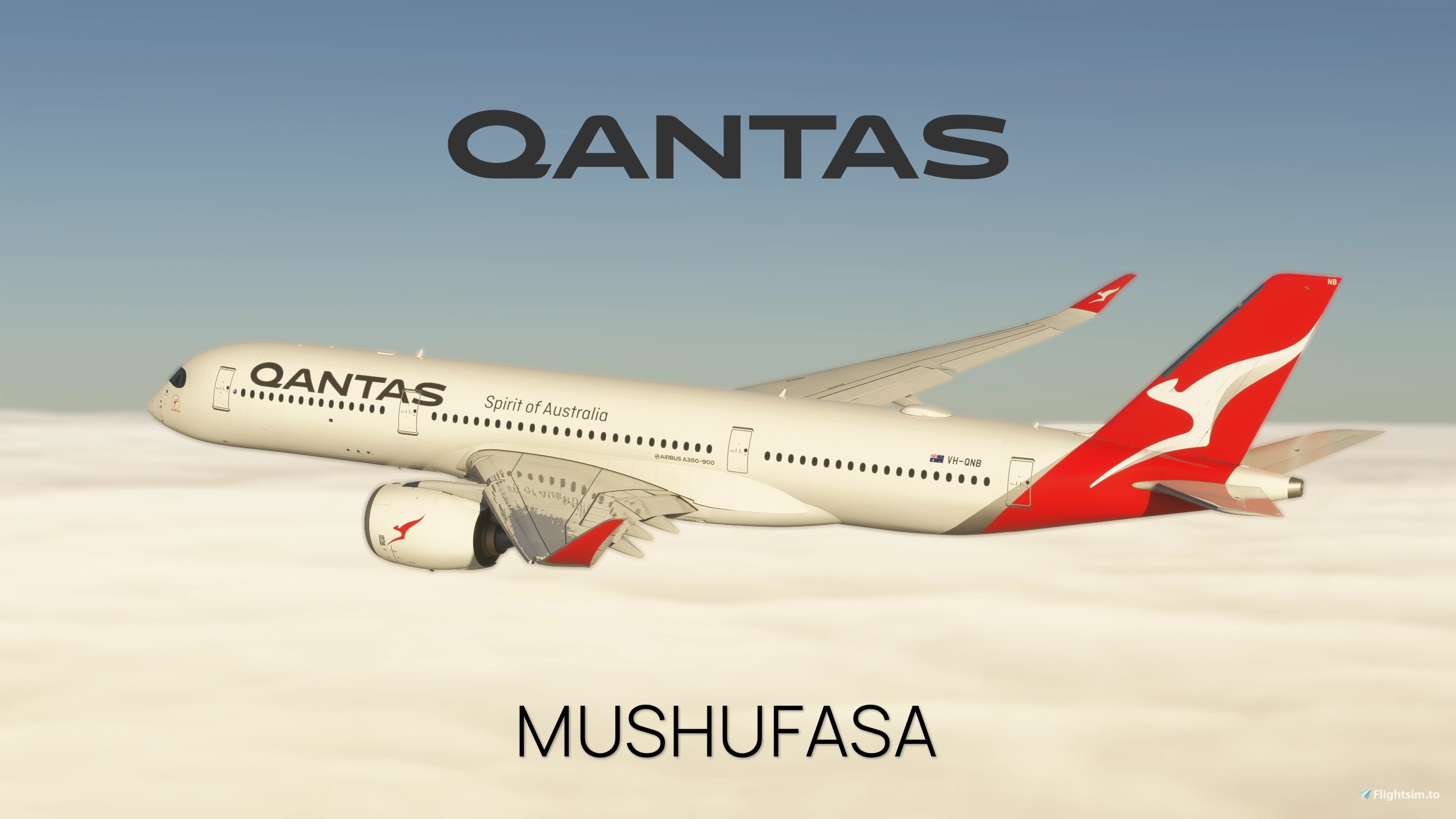 Qantas  Pack (Fictional) | iniBuilds A350-900/ULR [8K/4K] - Image 1