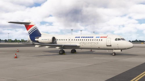 JF Fokker 70 Air Inter/Air France (Air Littoral) mini pack