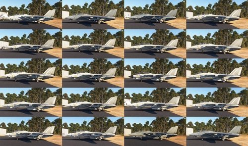 IndiaFoxtEcho F-14A/B Tomcat 20 pack Liveries Blanks