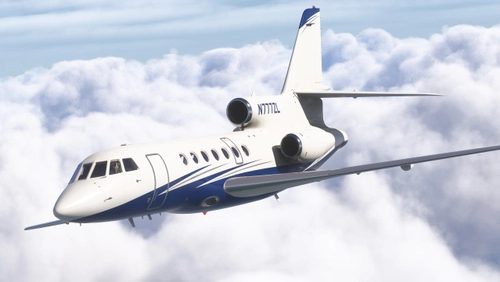 N777ZL Contrail Falcon 50 (Dynamic Registration)