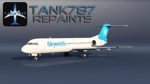 JustFlight Fokker 100 | Skywest - VH-FNJ