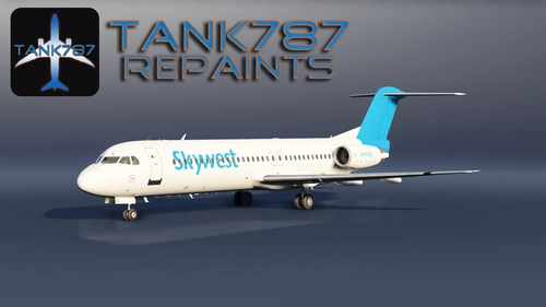 JustFlight Fokker 100 | Skywest - VH-FSQ