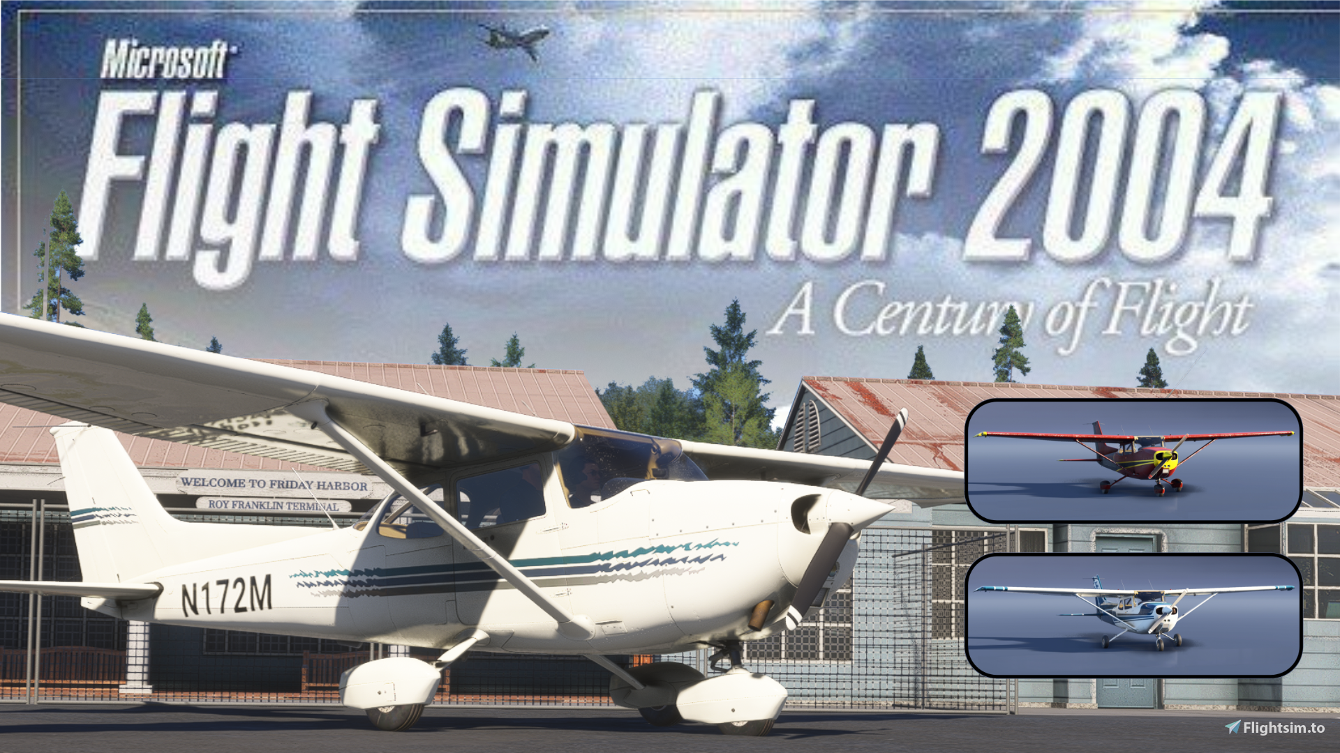 Bagolu's Cessna 172M - FS9/FS2004 Default Livery Pack - Aircraft