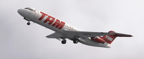 Just Flight Fokker 100 | TAM Linhas Aéreas PT-MRB