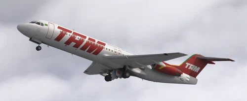 Just Flight Fokker 100 | TAM Linhas Aéreas PT-MQJ