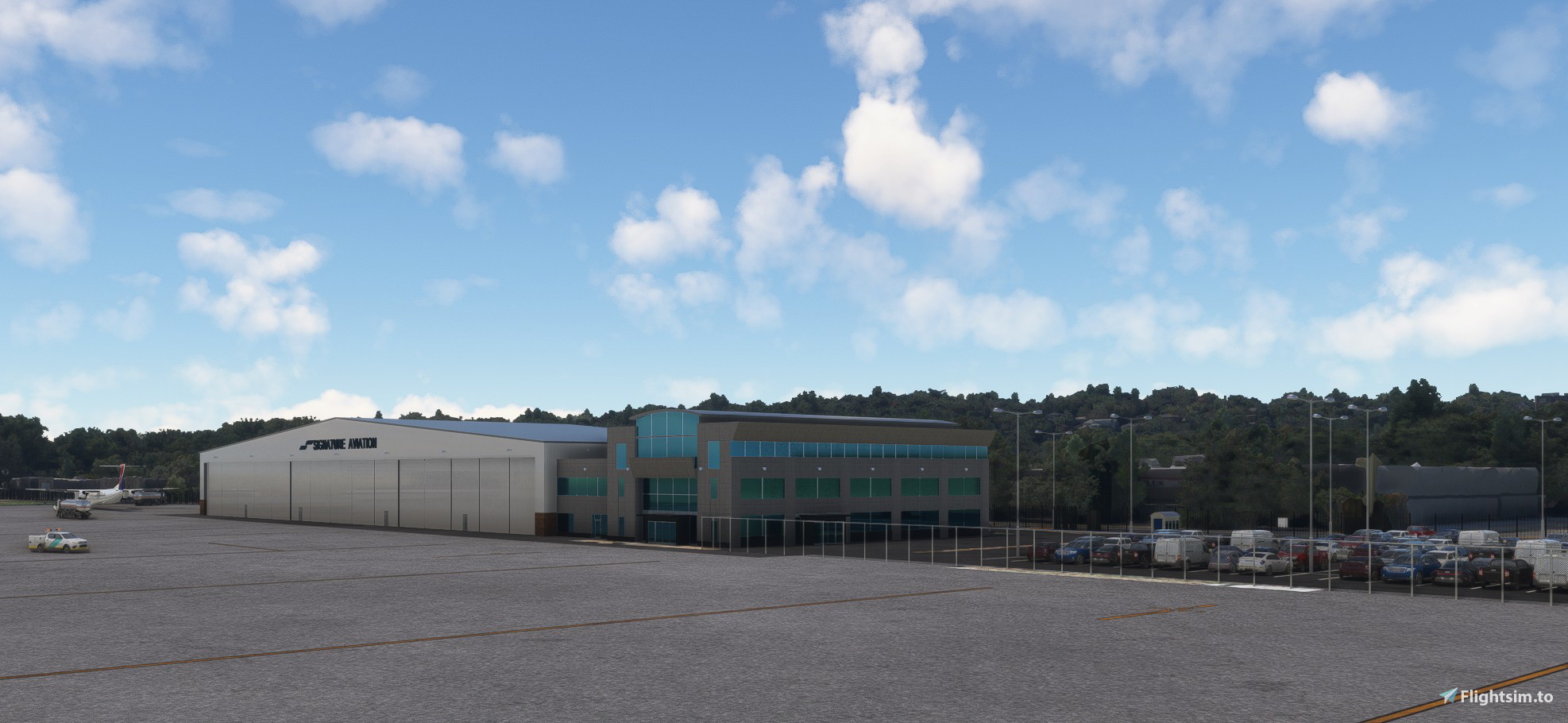 KTEB Teterboro ground level view